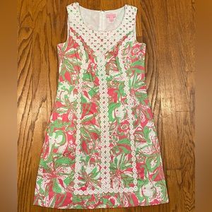 Lilly Pulitzer Sheath Dress, size 0, worn once